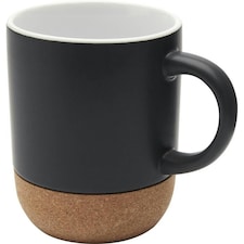 Billie Cork Ceramic 300ml Mug - Solid Black - One Size