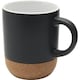 image 1 of Billie Cork Ceramic 300ml Mug - Solid Black - One Size