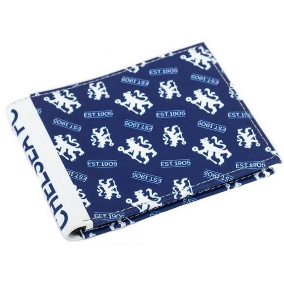 Chelsea FC Crest Bi-Fold Wallet - Blue/White - One Size