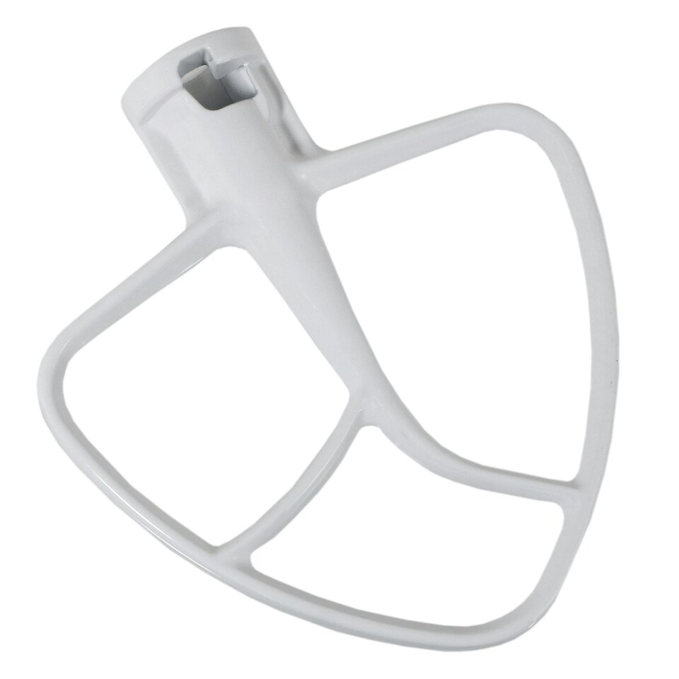 image 1 of SPARES2GO Flat Edge Beater 5K5THCB K45B Type for KitchenAid 4.3 4.7 4.8 L Tilt Head Stand Mixer KSM100 KSM103 KSM110