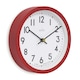 image 3 of Acctim Elstow Small Kitchen Wall Clock Quartz Retro Style 20cm | Red | Clay | One Size