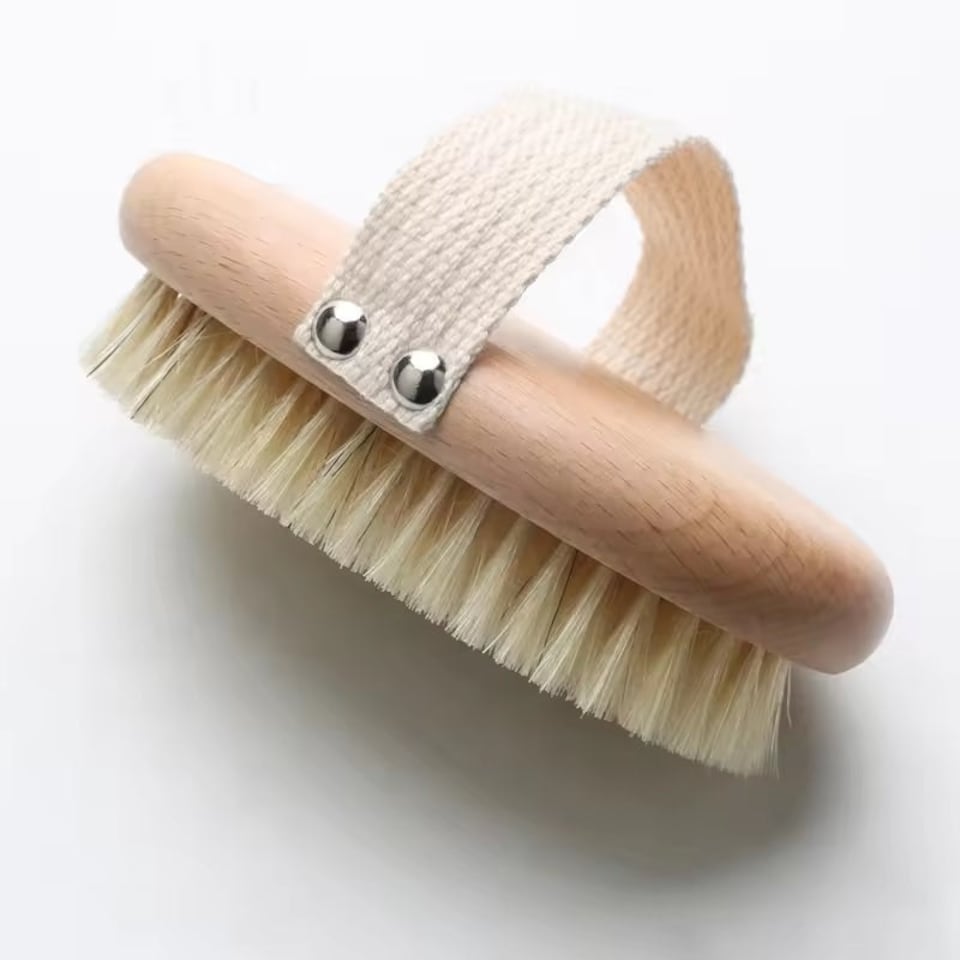 image 1 of Sisal Fibre Body Brush with Beechwood Handle