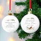 image 1 of Personalised Robin Bauble