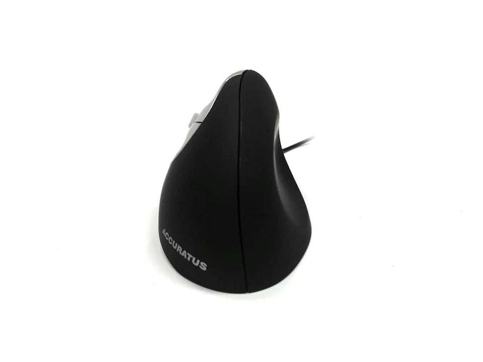 image 1 of Accuratus Left Handed Upright Mouse 2 - USB Left Handed Vertical Mouse to Help Prevent RSI - Black