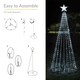 image 4 of The Christmas Workshop 6FT Outdoor Cone Tree - WHITE LED White | 6ft