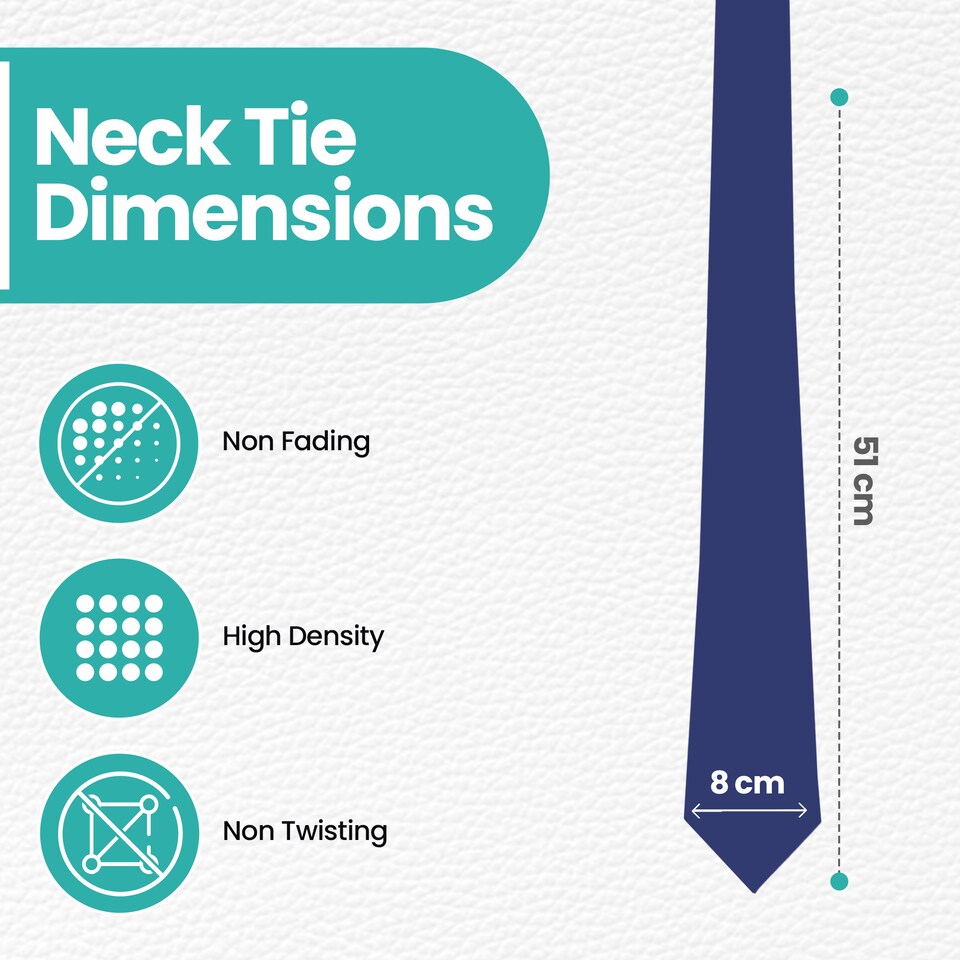 image 1 of Mens Polyester Solid Pre-tied Adjustable Clip-On Tie Washable Neck Tie