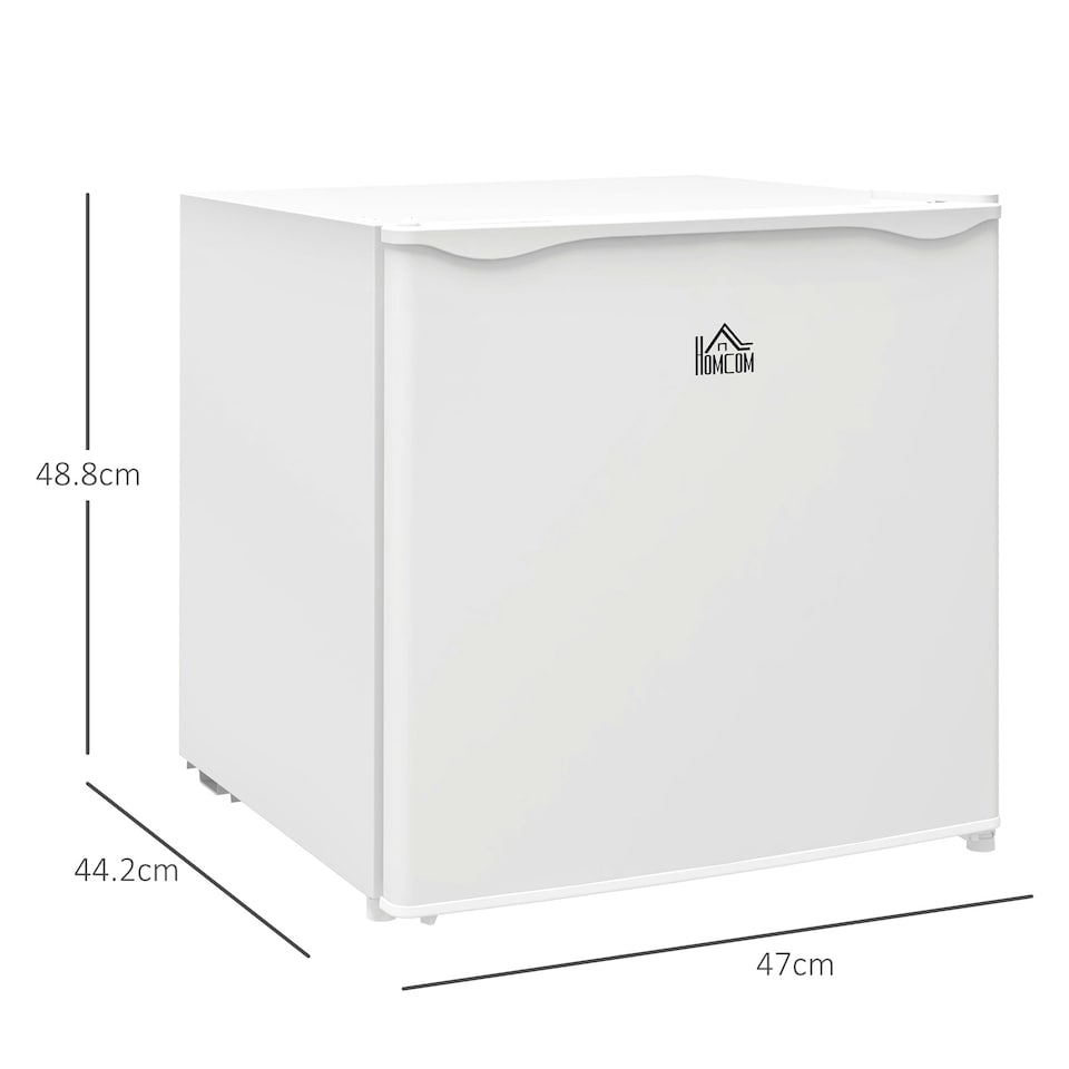 image 1 of HOMCOM 35L Tabletop Freezer with Adjustable Temperature White