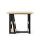 image 1 of Penzance Desk in Light Brown / Black | Brown | Light Brown/Black | 100 x 55cm