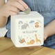 image 3 of Personalised Safari Animals Ceramic Square Money Box