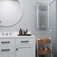 image 2 of Roma - Chrome Electric Towel Rail H842mm x W400mm Straight 200w Standard