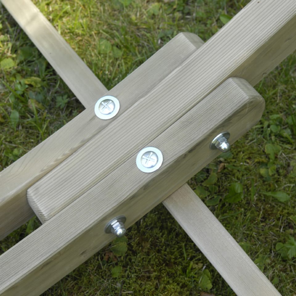 image 1 of Amazonas Wooden Garden Hammock Stand – Kronos