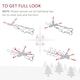 image 5 of HOMCOM 7FT Tall Christmas Pine Tree Artificial Easy Assembly Holiday Décor