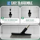 image 6 of Colour-Coded Angled Grout Brush with Handle 180° Swivel Tile & Corner Scrubber