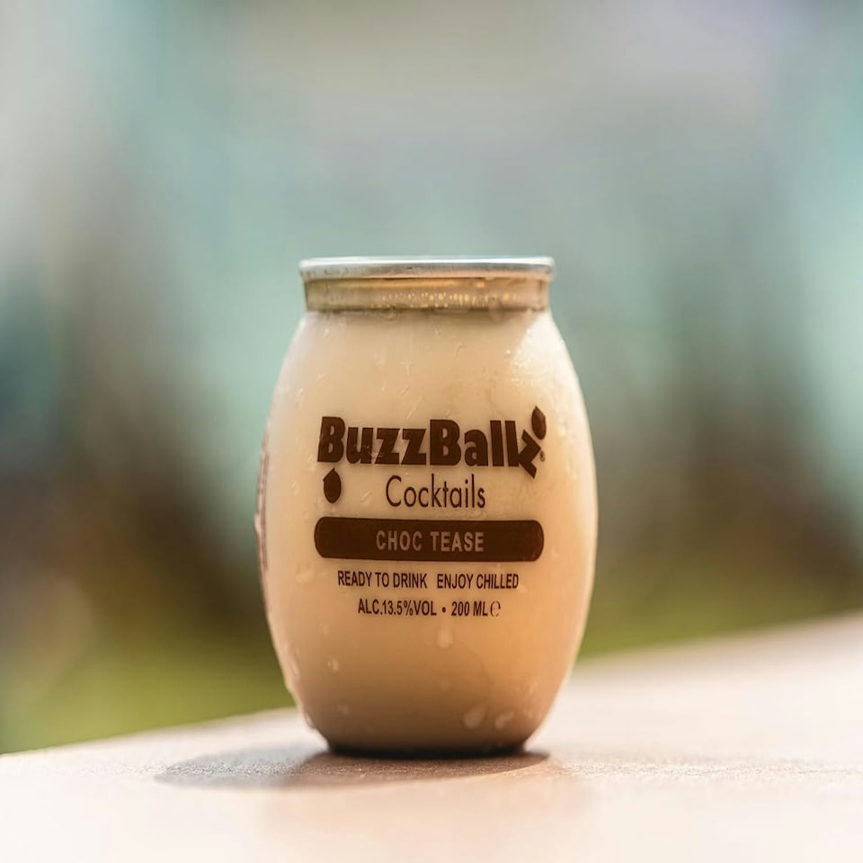 image 1 of BUZZBALLZ COCKTAILS: Choc Tease Pack of 12 x 200 ml 13.5 Percent Alcohol