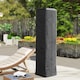 image 8 of Outsunny Heavy Duty Gas Pyramid Outdoor Patio Heater Cover, Black | Black | Black | 53L x 53W x 222H cm