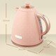 image 7 of HOMCOM Electric Kettle, Fast Boil, 1.7L, 3kW, Auto Shut-off, Light Pink