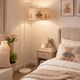 image 6 of CGC Blake 45cm Oatmeal Linen Teddy Bear Children's Lampshade