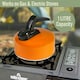 image 5 of Milestone 1L Aluminium Camping Kettle - Orange