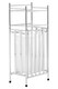 image 1 of Orsina Laundry Unit With Basket, Chrome Storage Stand With Bag, Lidded Laundry Organizer With Storage Basket