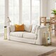 image 6 of HOMCOM Narrow Side Table, End Table with Magazine Holder for Small Spaces | White | White