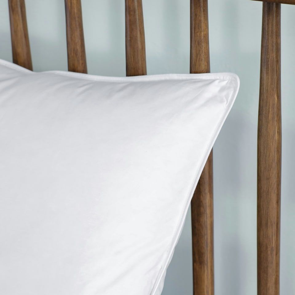 image 1 of Duck Feather & Down Pillow - Soft / Medium White | One Size