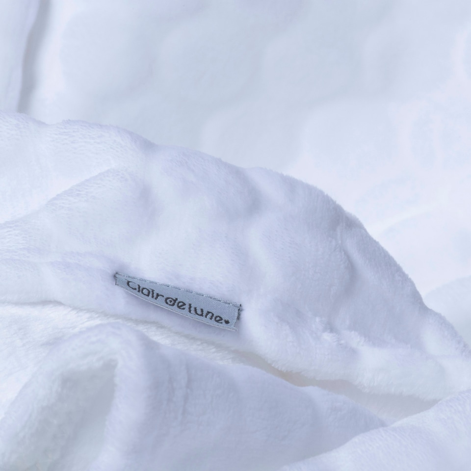 image 1 of Clair de Lune Marshmallow Pram Blanket - White