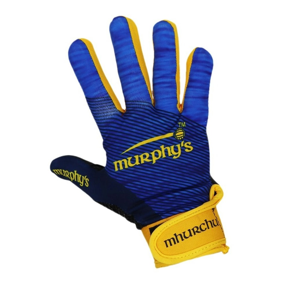 Murphys Unisex Adult Gaelic Gloves - Navy/Yellow - 8