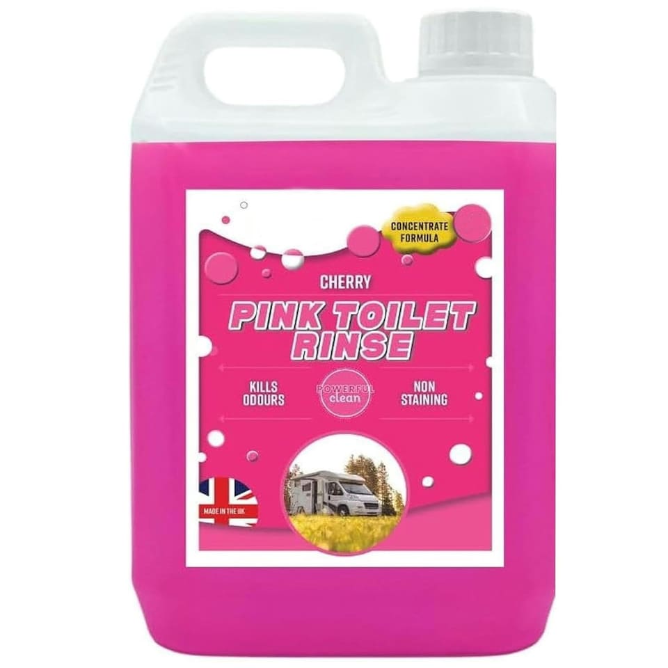 image 1 of 1 x 5L Pink Odour Neutralising Concentrated Powerful Toilet Cleaner For Motor Homes & Caravans