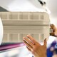 image 2 of Flight Knight Suitcase Set, Large Suitcase, Extra Large Suitcase, Cabin Suitcase 55x40x20cm - 60+ Airlines Approved - EasyJet, Jet2, Ryanair Priority Carry On Cream | Champagne | Large