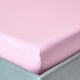 image 1 of Homescapes Pink Egyptian Cotton Fitted Sheet 200 TC, Single | Pink | Single