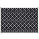 image 1 of Outsunny Reversible Waterproof Outdoor Rug W Carry Bag, 182 x 274 cm | Black | Black | 182 x 274 x 0.3cm