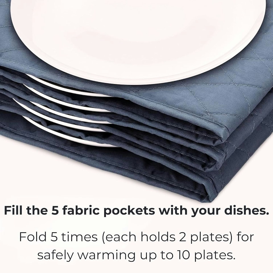 image 1 of Straame Electric Plate Warmer – 10 Plate Capacity, Adjustable Heat, Fast Heating for Perfect Plates