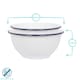image 3 of Argon Tableware 2pc White Enamel Mixing Bowl Set - Blue