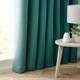 image 3 of Adison Lined Pencil Pleat Taped Curtains - 229cm x 183cm - Teal