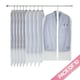 image 1 of 10 x Caraselle Peva Suit Covers (Approx. 99 x 60cms) Clear
