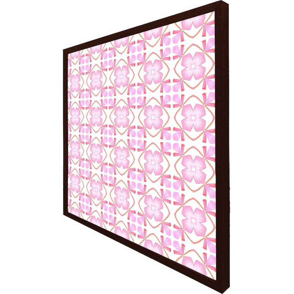 image 1 of Orange sublime boho chic summer design (Picture Frame) White | XS