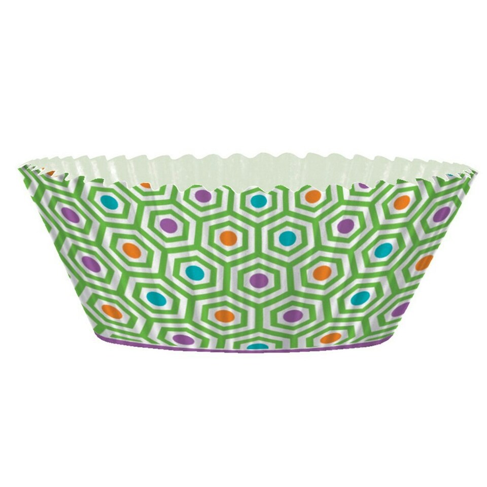 image 1 of Unique Party Polka Dot Birthday Cake Topper Set (Pack of 48) - Citrus - One Size