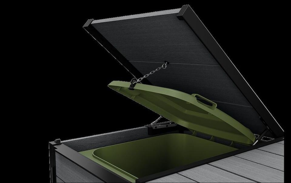 image 1 of Keter 240L Bin Hideaway - Grey