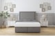 image 1 of Sloomy Ashford Pewter Dumfries Ottoman Bed With Mattress With 54" Floor Standing Headboard 5' King