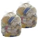 image 3 of 100 Clear Transparent Plastic Bin Bags 90L (18x29x39") Refuse Sacks For Home & Kitchen Clear