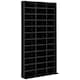 image 1 of HOMCOM CD DVD Media Storage Shelves Display Shelf Racks Wooden Frame Black