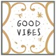 image 1 of Good vibes (Picture Frame) Grey | XS