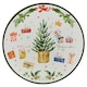 image 2 of 6 Pcs Christmas Charger Plates With Coloured Rim Festive Designs Placemats 33cm