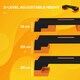 image 3 of SPORTNOW 15cm/20cm/25cm Aerobic Step Platform for Home, Office - Orange