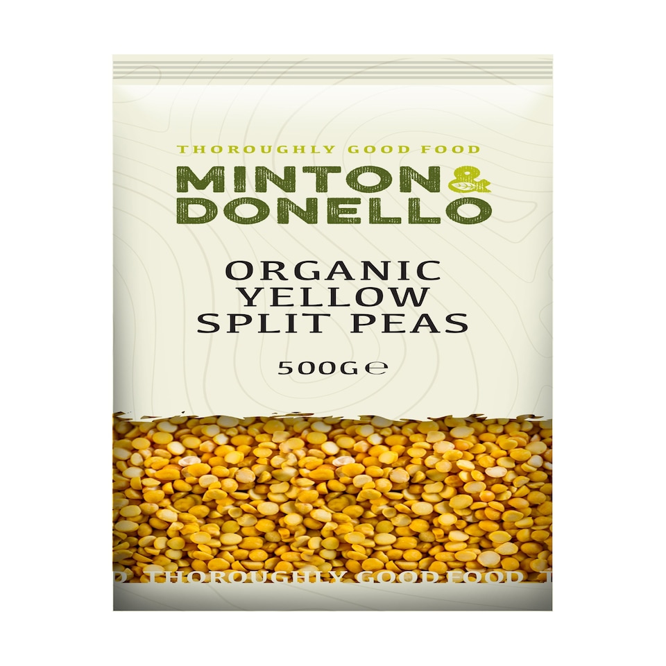 image 1 of Minton & Donello Organic Yellow Split Peas 6 x 500g