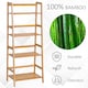 image 5 of HOMCOM 4-Tier Ladder Bookcase Utility Shelf DIY Plant Stand Holder