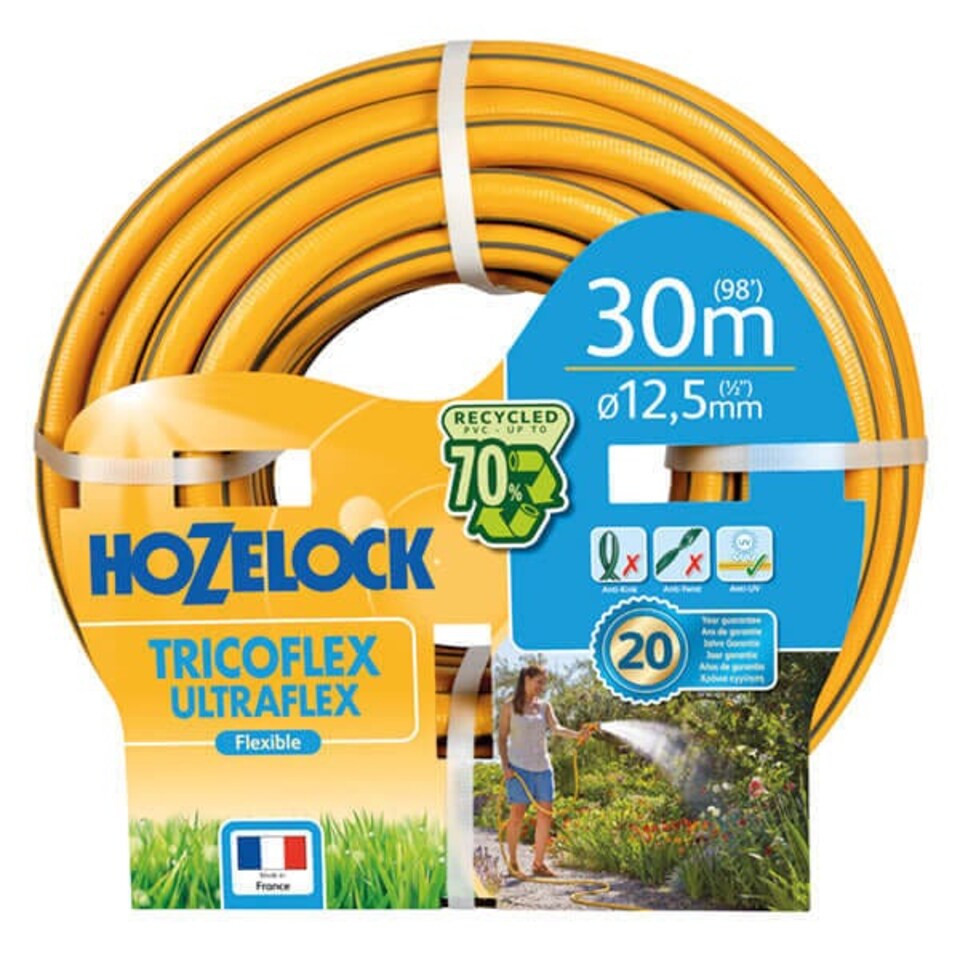 image 1 of Hozelock 30m Ultraflex Hose | Yellow