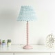 image 2 of ValueLights Riza Tapered Green Arrow Fabric Pleated Easy Fit Small Lamp Shade