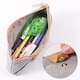 image 4 of Trendy Canvas Design Quote Zip Pencil Case Case