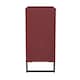 image 3 of Beijing 4 Drawer Chest of Drawers in Red Matt (Ready Assembled) | Red | Red Matt